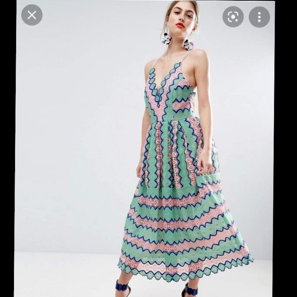 Asos lace dress